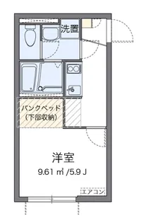 ソラレガーロ上北沢【2階】の間取り