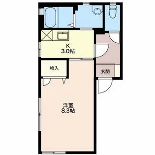 メルベール A【2階】の間取り