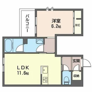 Nord 代沢【2階】の間取り