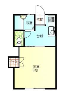 ハイムオサエンI【2階】の間取り