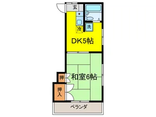 サンライズ【2階】の間取り