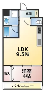 コテージガーデン【1階】の間取り