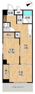 メゾンドカムリ【5階】の間取り