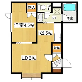 スペース弐番館【1階】の間取り