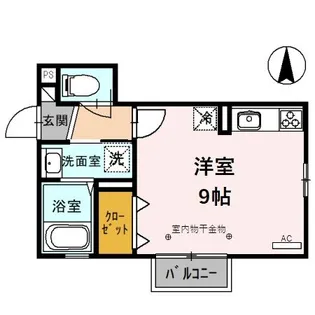 ジェム・ノワール【1階】の間取り