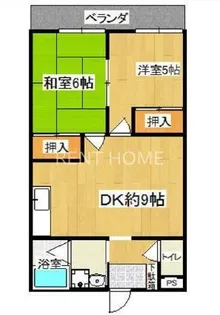 サンロゼヤマモト【3階】の間取り