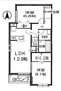 サザンハイツ元町【1階】の間取り