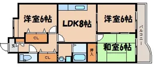 メープルコート【1階】の間取り