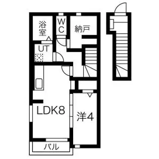 PINO(ピーノ)E【2階】の間取り