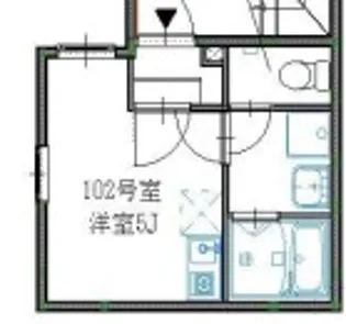 PRESI入谷【1階】の間取り
