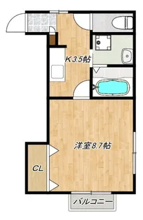 サンホーム大成【2階】の間取り
