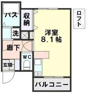 レリブ野口【2階】の間取り