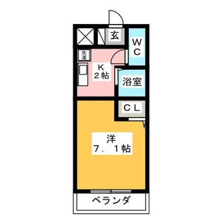 アネックス宝田【2階】の間取り