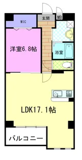 ルアナコート【8階】の間取り
