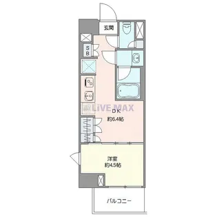 ウエリスアーバン住吉WEST【3階】の間取り