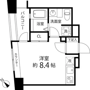 レニール本駒込【10階】の間取り