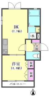 メルシー芙蓉VII【2階】の間取り