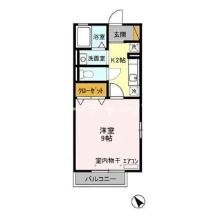 グランパパ II【2階】の間取り