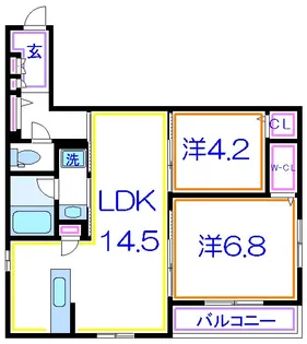 DENDRITE VIII【3階】の間取り