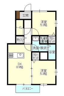 villa N Aramis【1階】の間取り