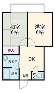 オギオコーポ【2階】の間取り