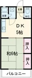 コーポ白沢【3階】の間取り