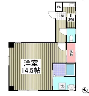 サットンプレイス【2階】の間取り