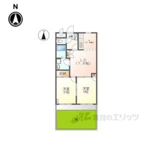 サンヒルズ【1階】の間取り