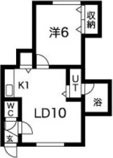 シンエイマンション【3階】の間取り
