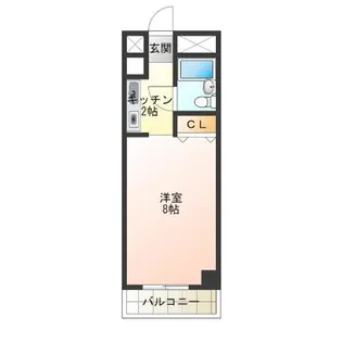 ラヴェール城山【2階】の間取り