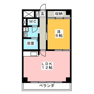 グリーンハイム【2階】の間取り