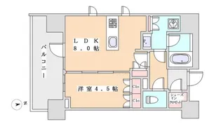 プレミスト早稲田【2階】の間取り
