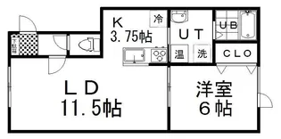 AXAS-ONE【3階】の間取り