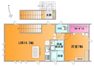 Su・Sage【2階】の間取り