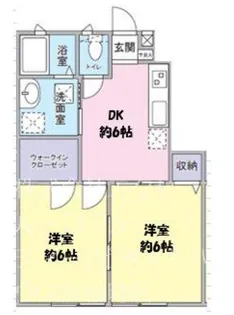 メゾン・エスポワール【1階】の間取り