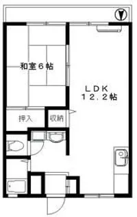サンシティ塚越【1階】の間取り