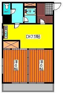 レジデンス堀反【5階】の間取り