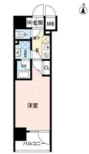 アビタ住吉【9階】の間取り