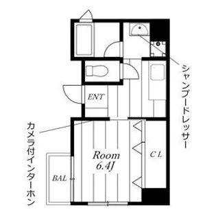 シャルム富士見【5階】の間取り