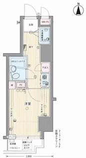 ライオンズプラザ白山【4階】の間取り