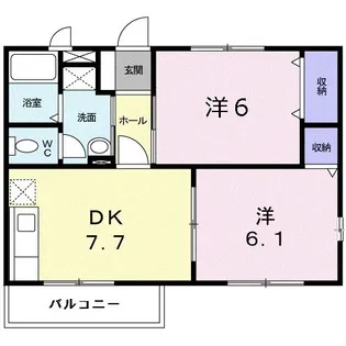 ヴィラエスポワール【2階】の間取り