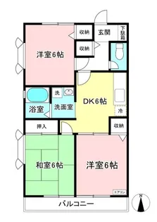 ピアコート【1階】の間取り