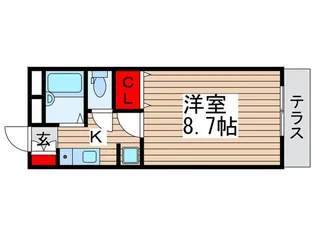 とぷら東松戸WEST【1階】の間取り