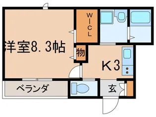 FLAT TRINITY【1階】の間取り