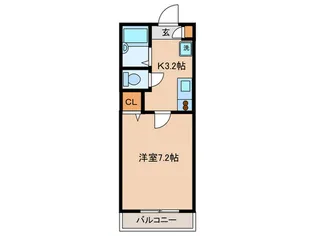 ベリ-コ-ト【2階】の間取り