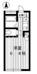 メゾンドグリュII【1階】の間取り