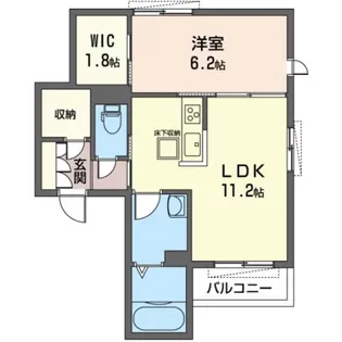 Ambicia Kitazawa【1階】の間取り