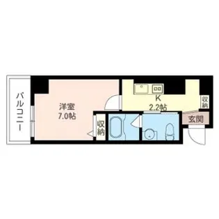 コースト大森【3階】の間取り