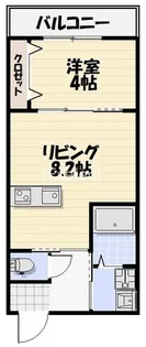 Lyk貝塚【3階】の間取り