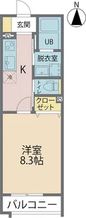 エミネンス小黒A【2階】の間取り